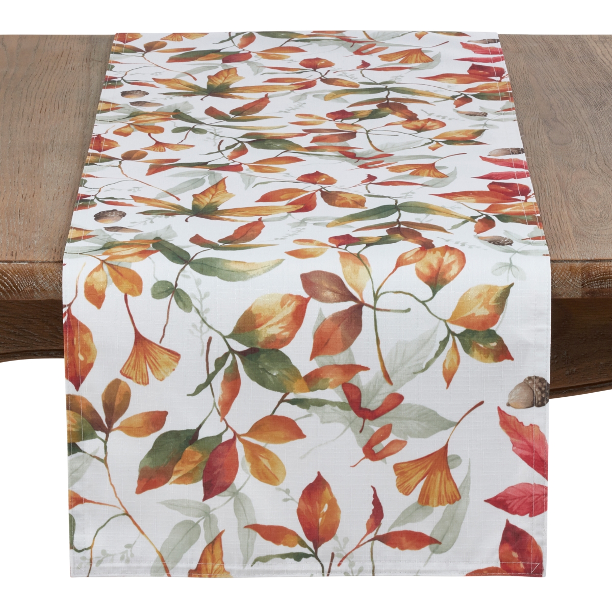 Picture of Saro Lifestyle 5050.M1654B 16 x 54 in. Beautiful Polyester Table Runner with Fall Leaves Design