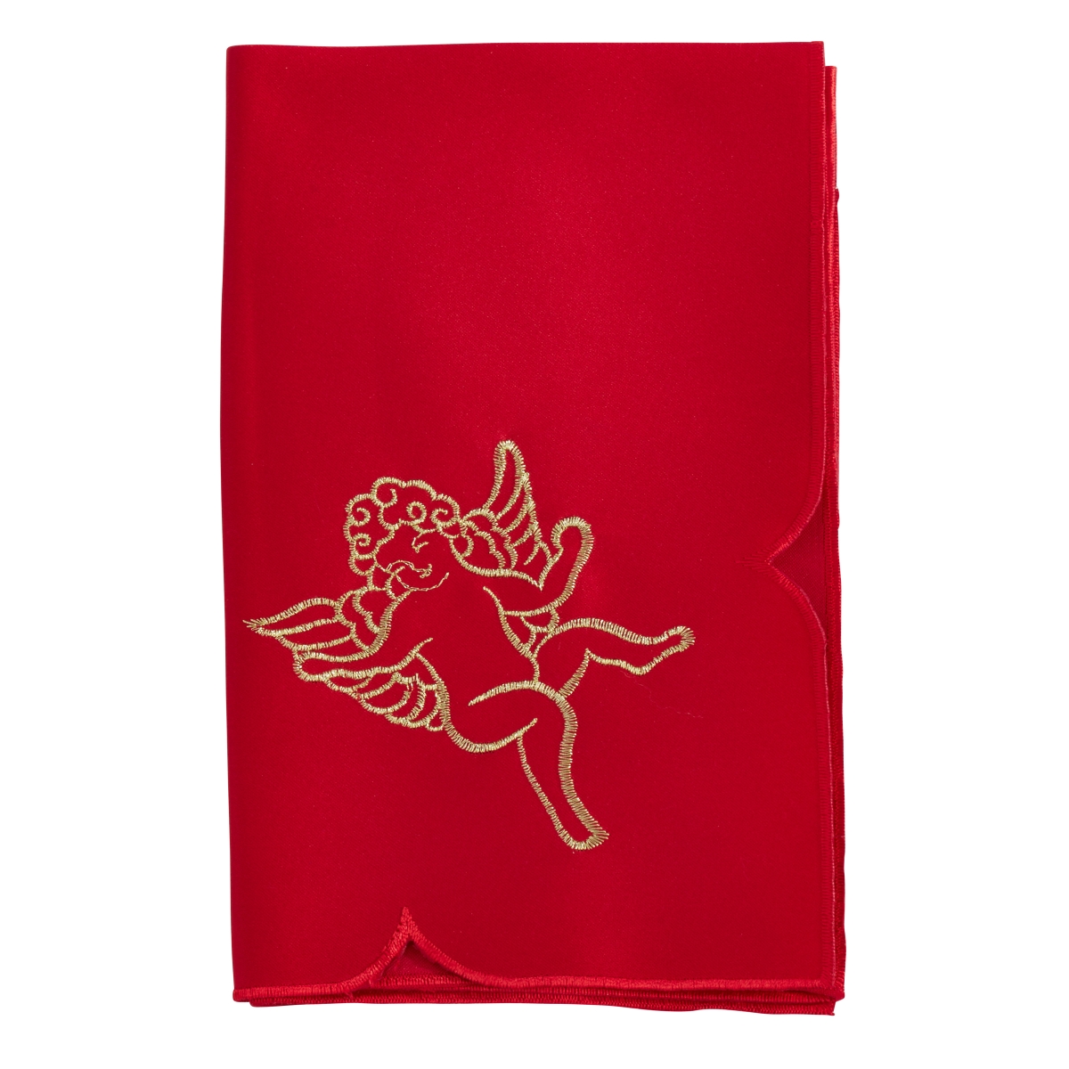 Picture of Saro Lifestyle 412.R20S Embroidered Cupid Design Napkin - Set of 4
