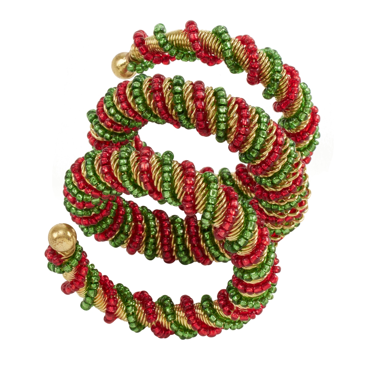 Picture of Saro Lifestyle NR328.RG Spiral Napkin Rings - Set of 4