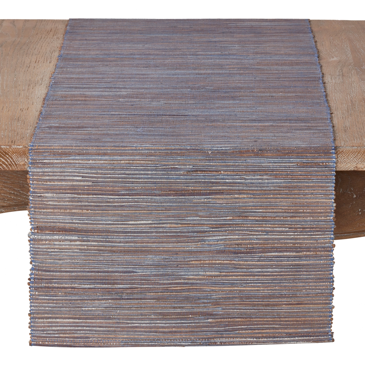 Picture of Saro Lifestyle 217.BG1454B 14 x 54 in. Shimmering Woven Nubby Water Hyacinth Table Runner, Brown