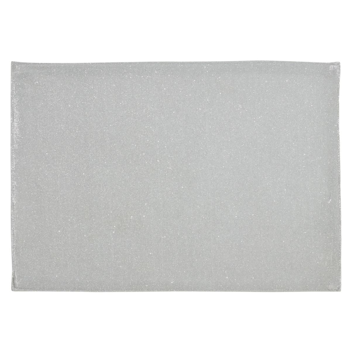 Picture of Saro Lifestyle 1692.S1319B 13 x 19 in. Shimmering Cloth Placemats, Silver - Set of 4