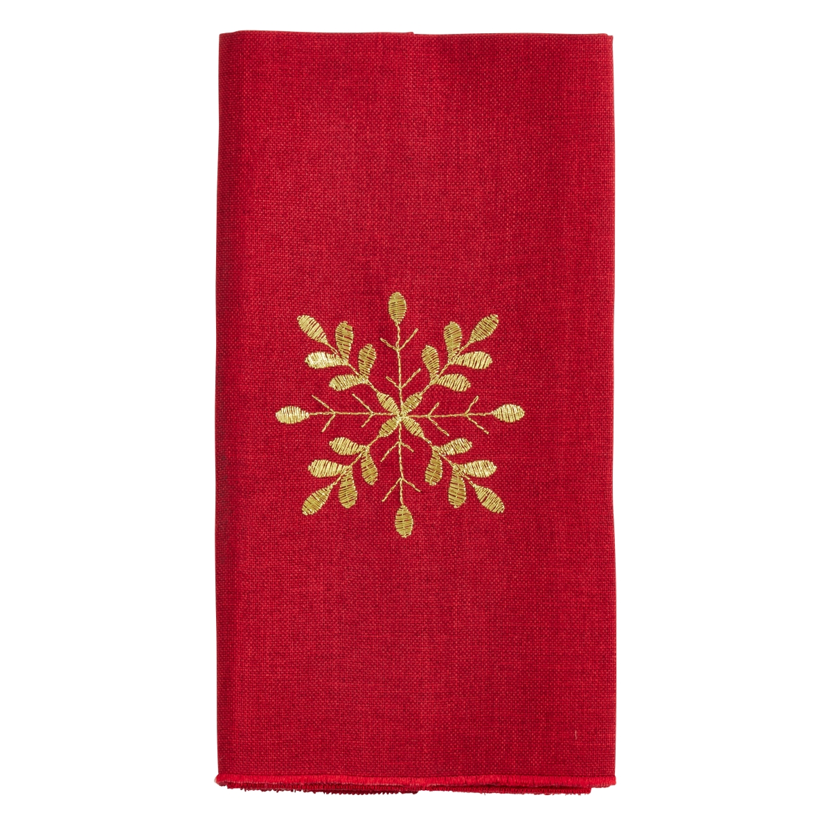 Picture of Saro Lifestyle 116.R20S 20 in. Snowflake Design Table Napkins - Set of 4