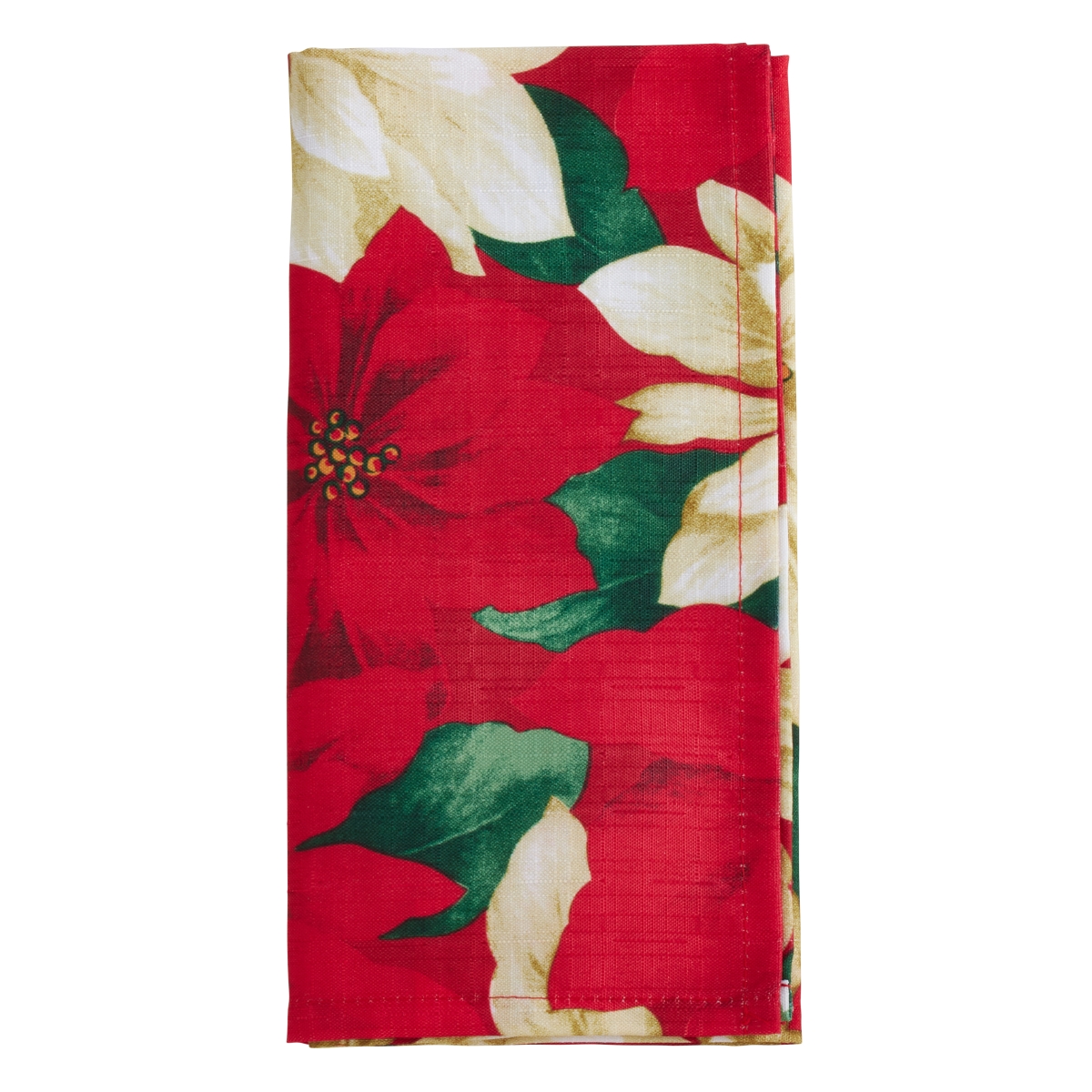 Picture of Saro Lifestyle 6212.M20S 20 x 0.25x 20 in. Poinsettia Design Table Napkins, Multi Color - Set of 12