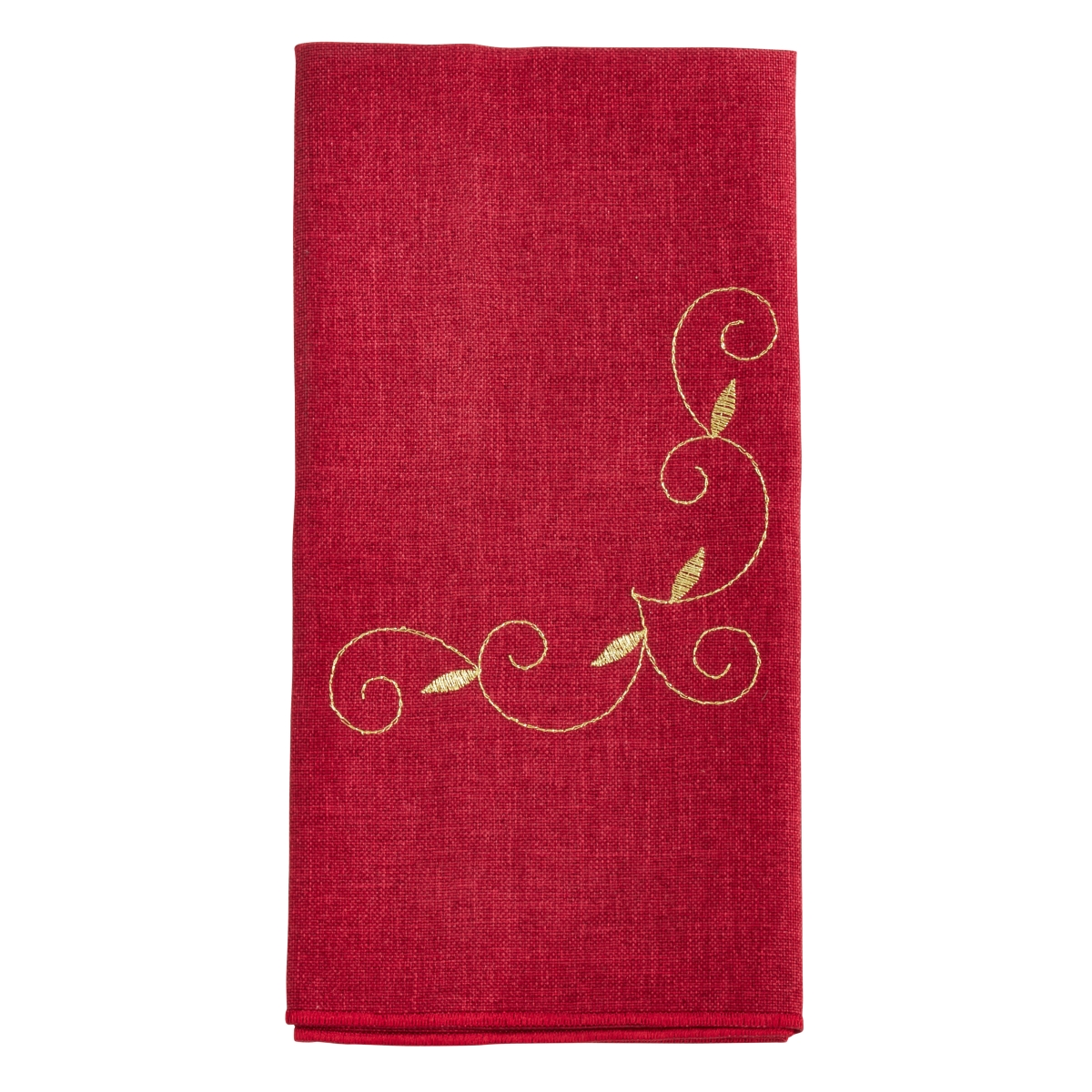 Picture of Saro Lifestyle 2212.BU20S 20 x 20 in. Embroidered Holiday Napkins, Burgundy - Set of 4