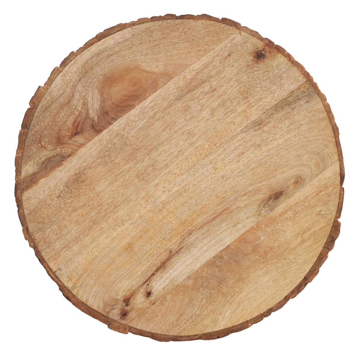 Picture of Saro Lifestyle CH668.N14R 14 in. Bark Edge Wood Charger Plates, Natural - Set of 4