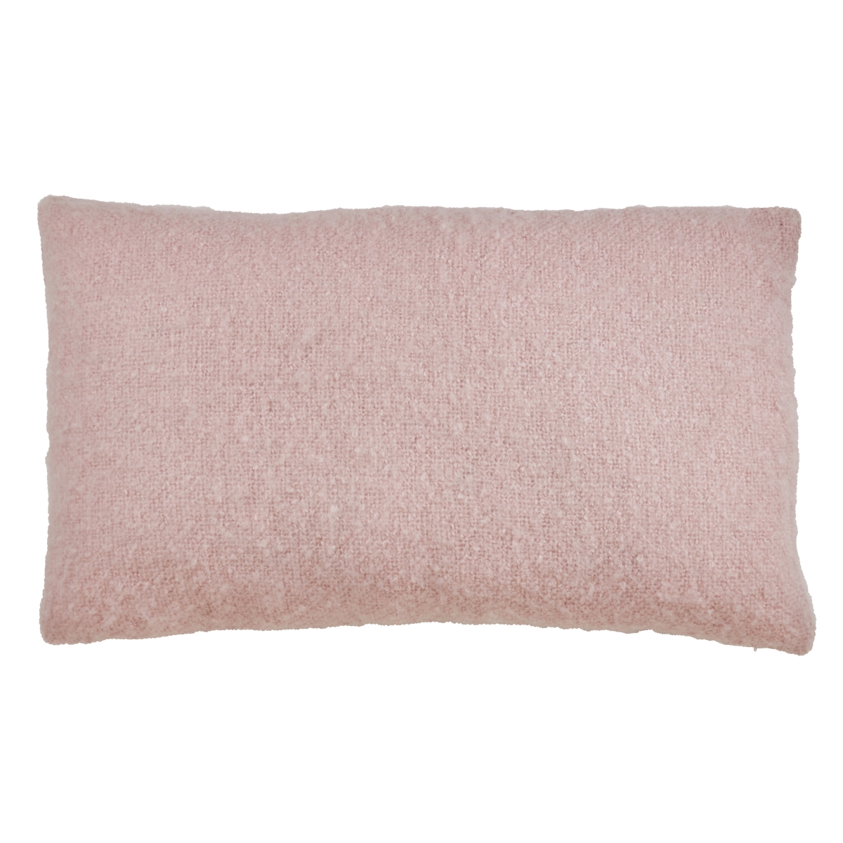 215.P1423BD 14 x 23 in. Faux Mohair Down Filled Throw Pillow, Pink