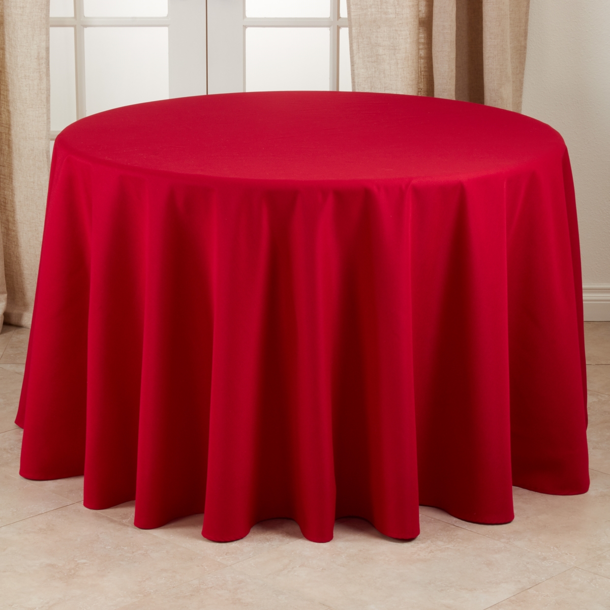 Picture of Saro Lifestyle 321.R90R 90 in. Casual Design Everyday Tablecloth