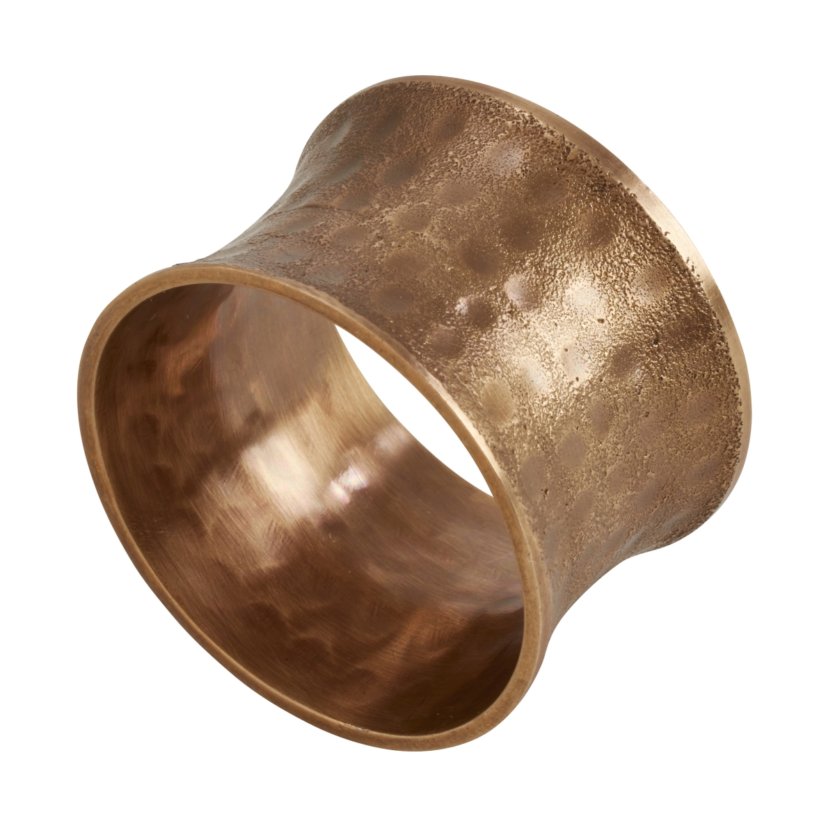 Picture of Saro Lifestyle NR988.DG Hammered Napkin Rings - Set of 4