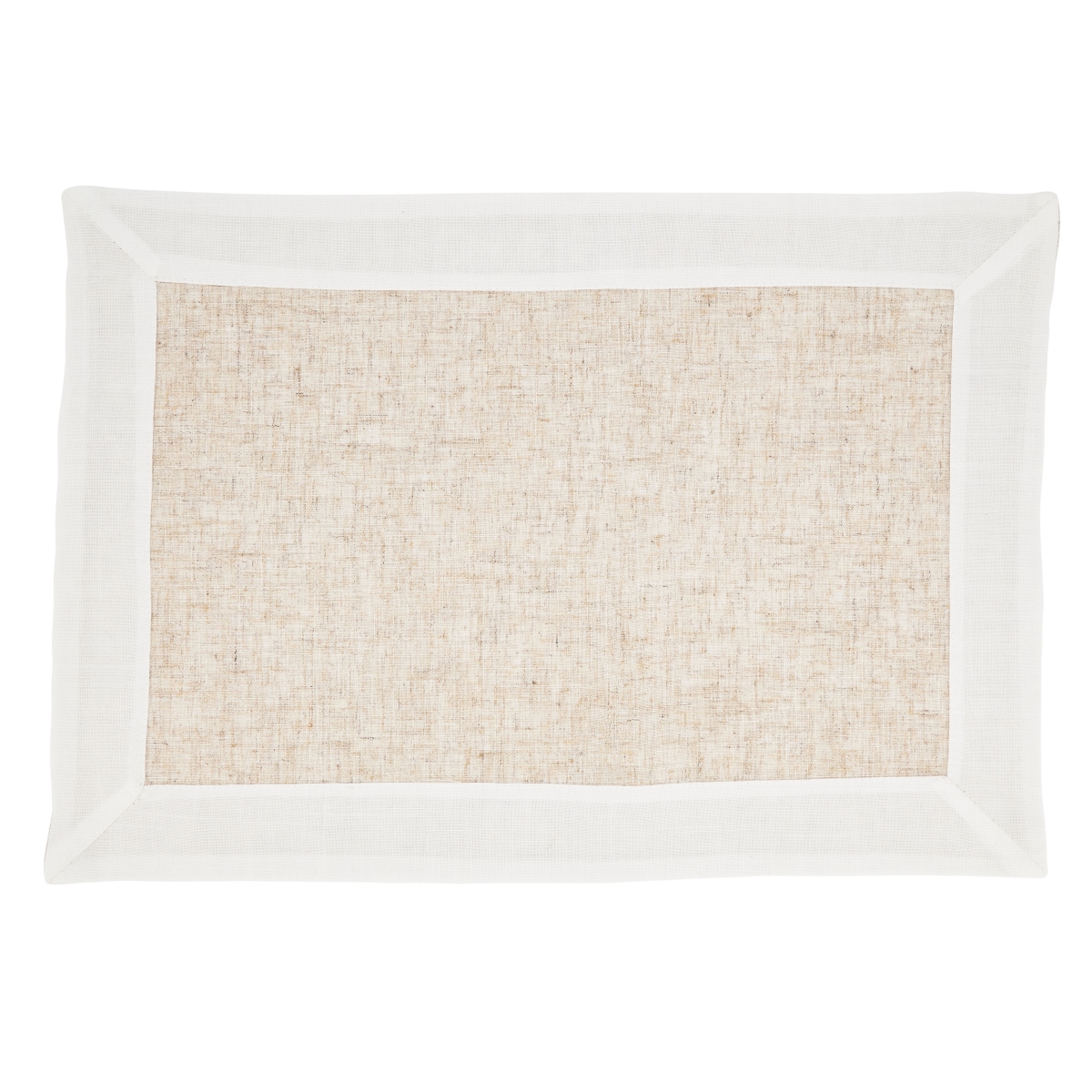 Picture of Saro Lifestyle 3312.N1420B 14 x 20 in. Two Tone Placemats, Natural - Set of 4