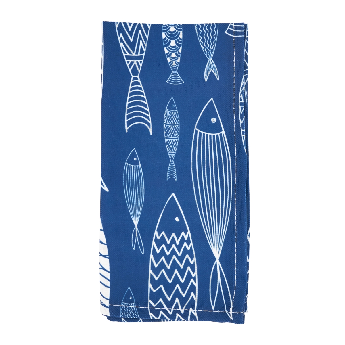 Picture of Saro Lifestyle 3347.NB20S 20 in. Fish Design Table Napkins, Navy Blue - Set of 4