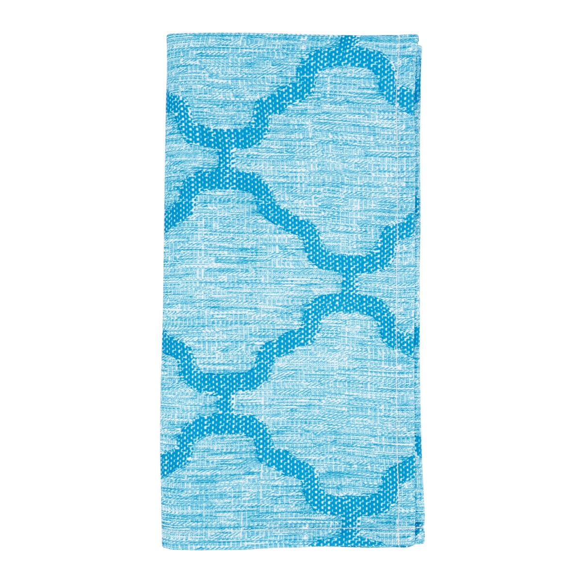 Picture of Saro Lifestyle 6718.TQ20S 20 in. Moroccan Napkins, Turquoise - Set of 4