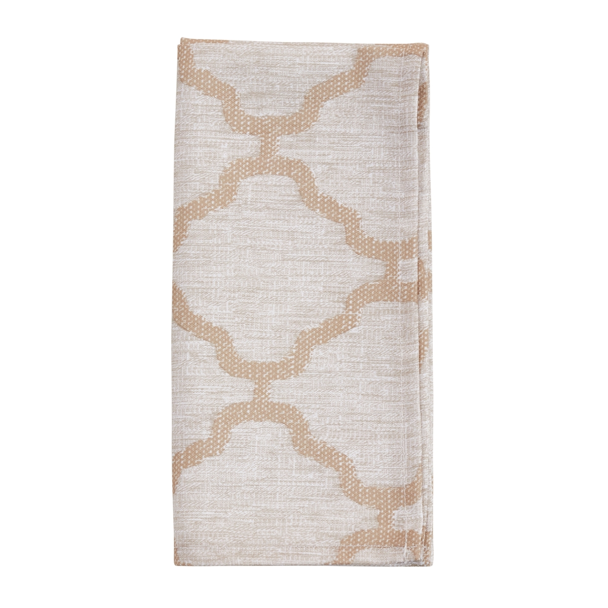Picture of Saro Lifestyle 6718.T20S 20 in. Moroccan Napkins, Taupe - Set of 4