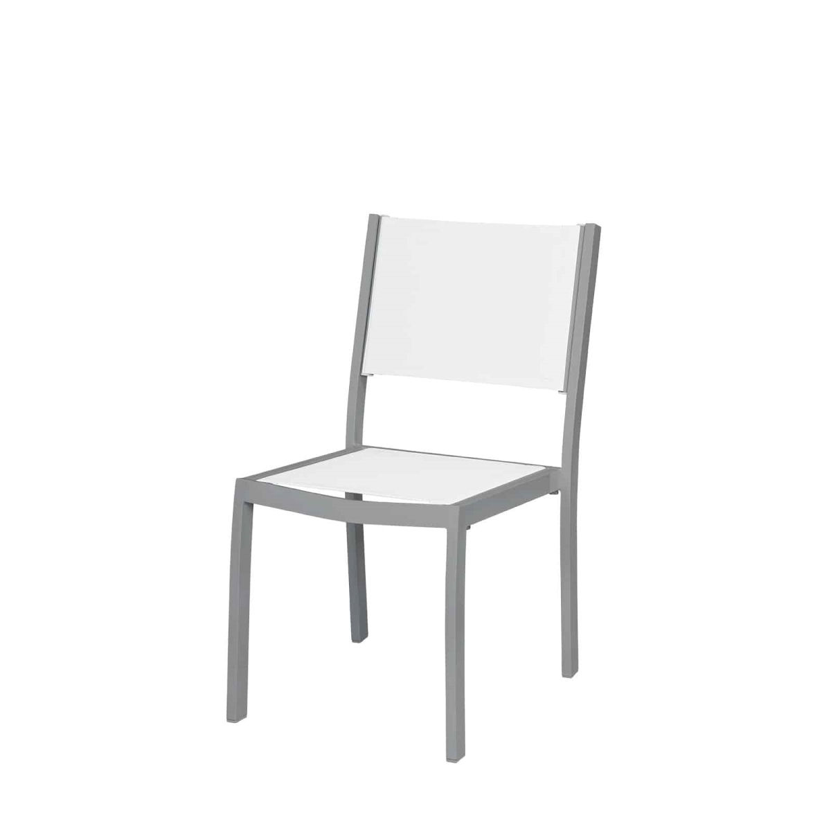 SF-3001-162 Dining Side Armless Chair, Texture White