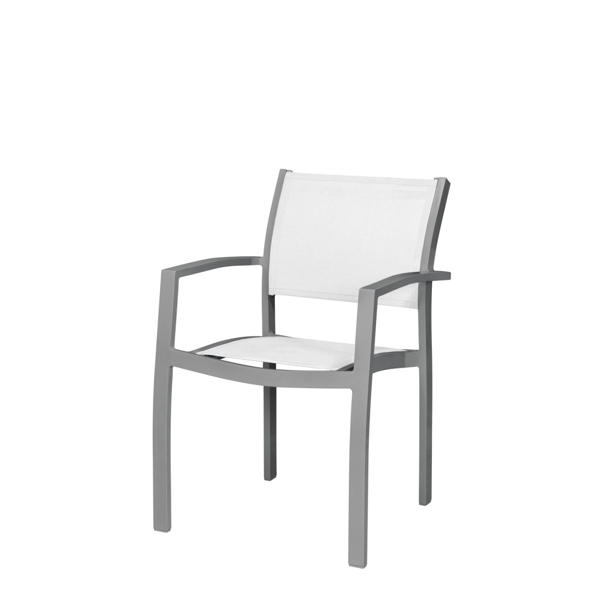 SF-3001-163 Dining Arm Chair, Silver