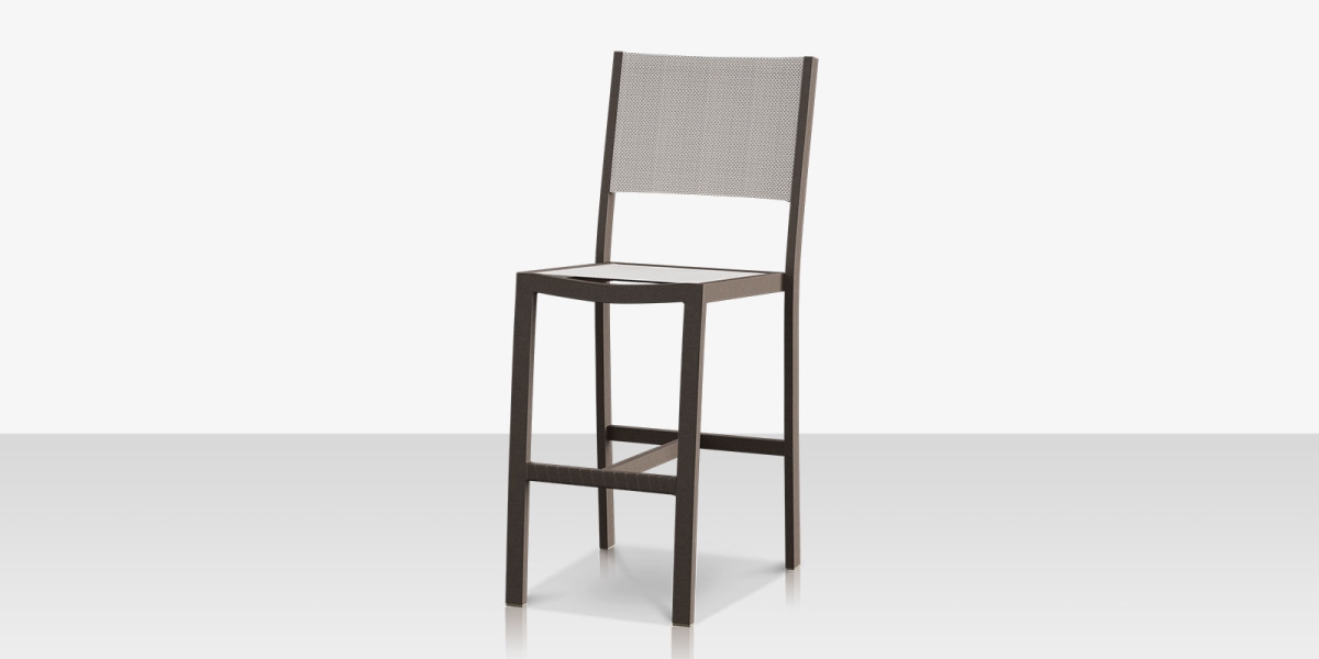 SF-3001-172-TXG-CLD Bar Side Chair, Texture Gray & Cloud Duo Sling