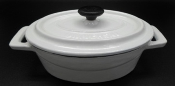Picture of Starcrafts 204 Cast Iron Dutch Oven&#44; White