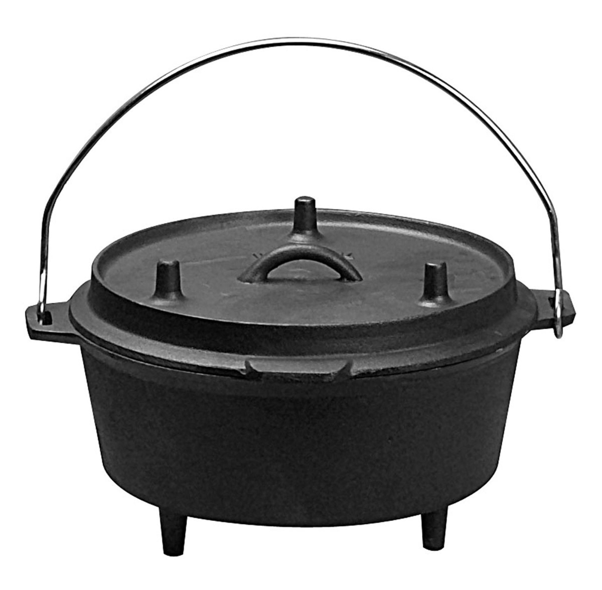 Picture of StarCrafts PS193 5 qt. Pre-Seasoned Cast Iron Camping Dutch Oven
