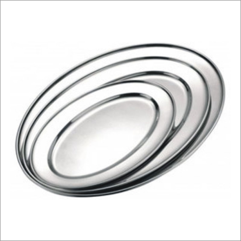 Picture of Star Dist 2368 22 in. Stainless Steel Oval Tray