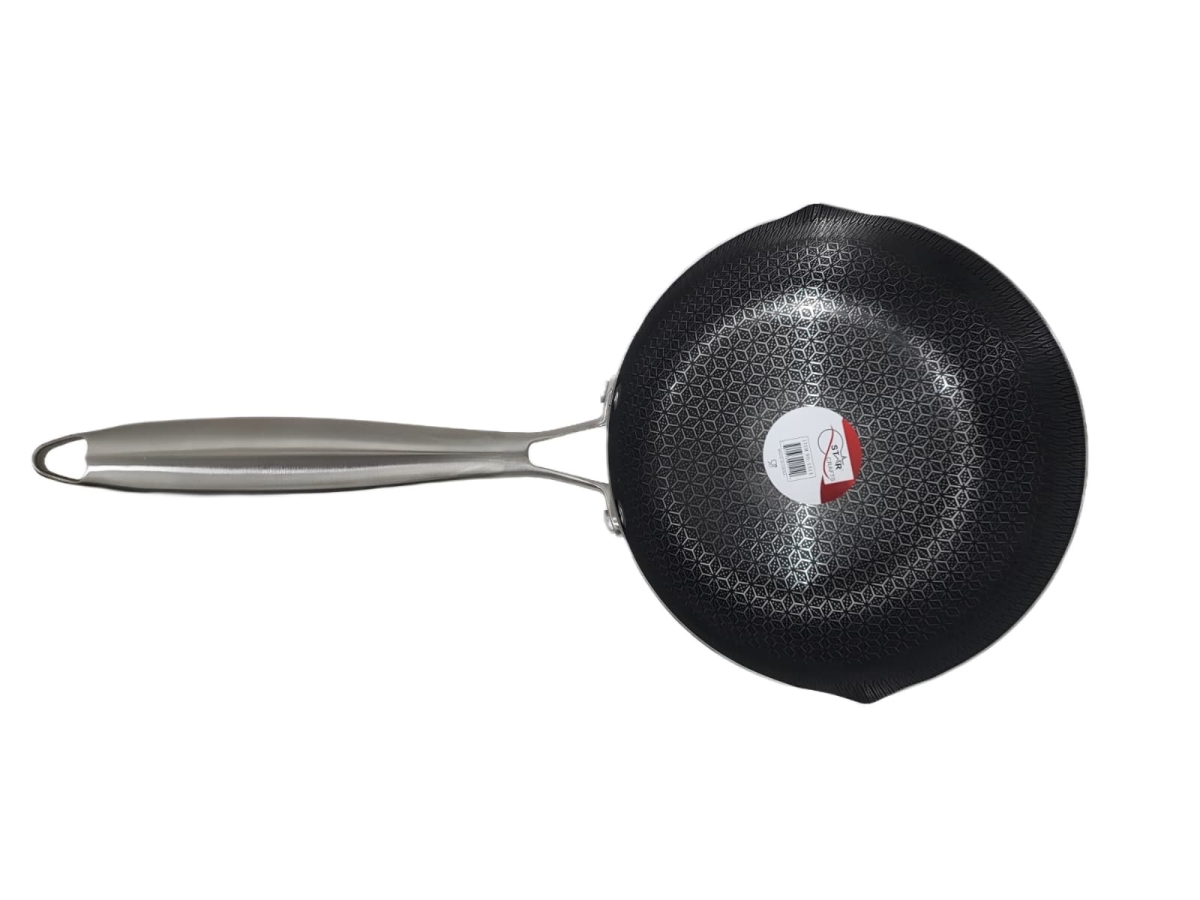 Picture of STARCRAFTS 1514 Saucepan 20cm with Honeycomb Design, Exterior Stainless Steel
