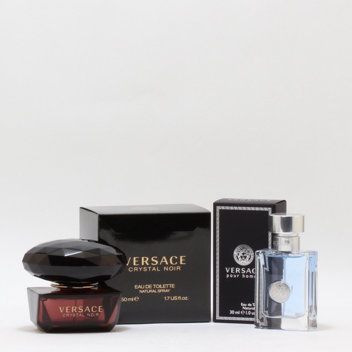 Picture of Versace 17092486 Crystal Noir Duo Set for Women