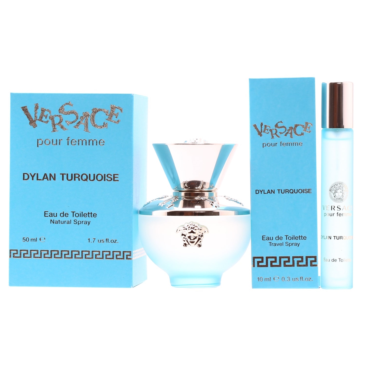 Picture of Versace 17002885 Dylan Turquoise Duo Set for Women