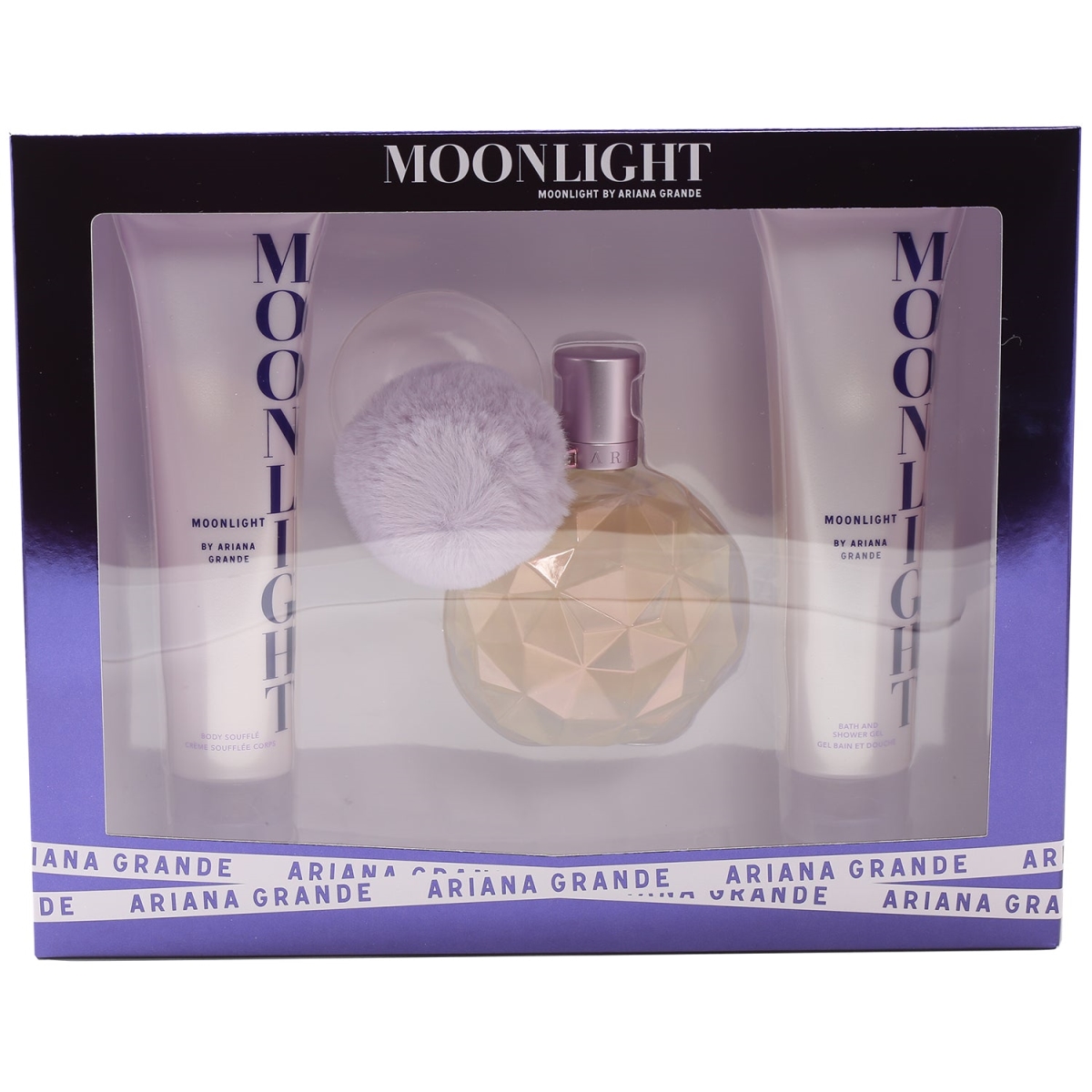 Picture of Ariana Grande 12097303 Moonlight Gift Set - 3.4 oz Eau De Parfume&#44; 3.4 oz Shower Gel & 3.4 oz Body Souffle