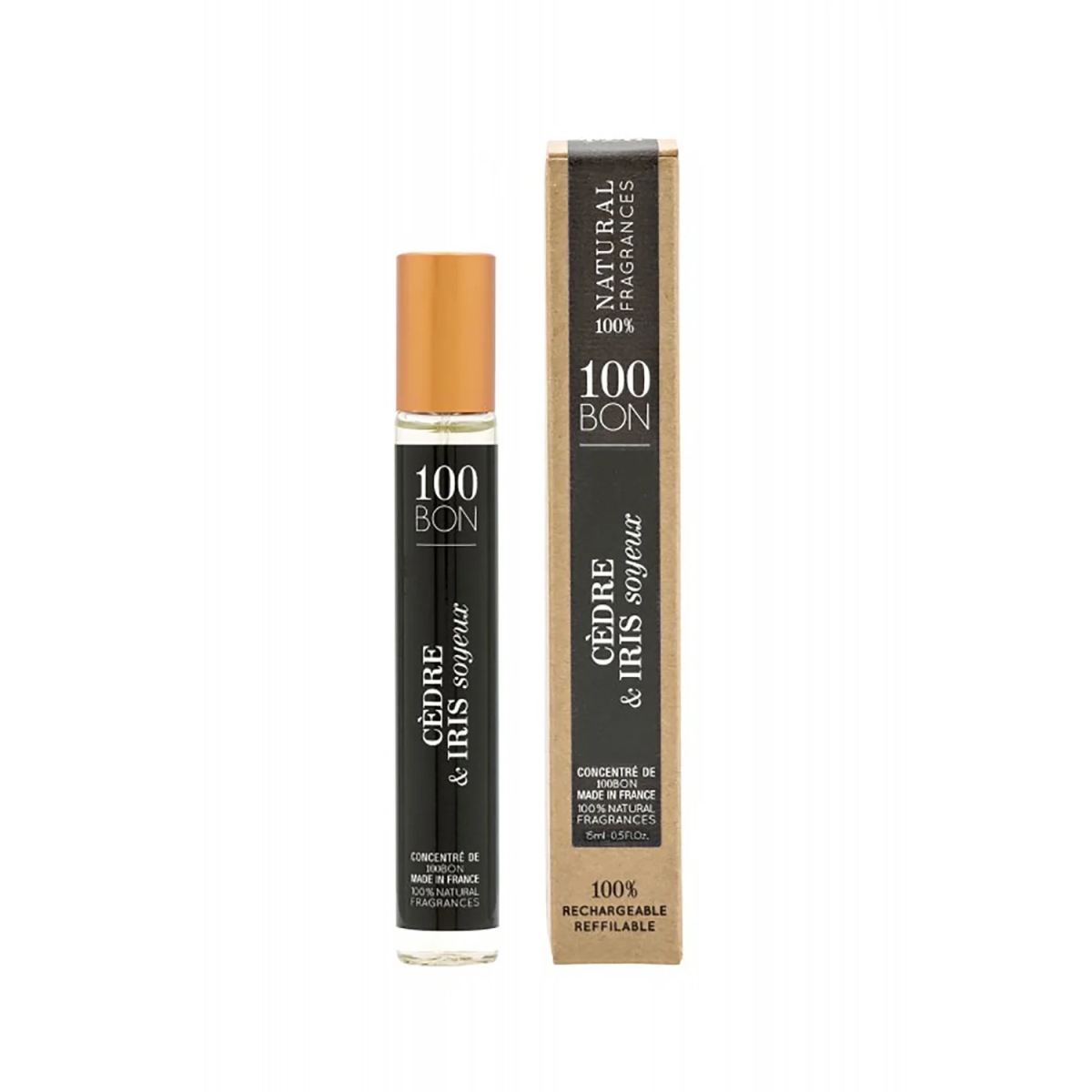 Picture of 100 BON 10062059 0.50 oz Concentrate Eau De Parfum Spray Cedre & Iris Soyeux for Unisex