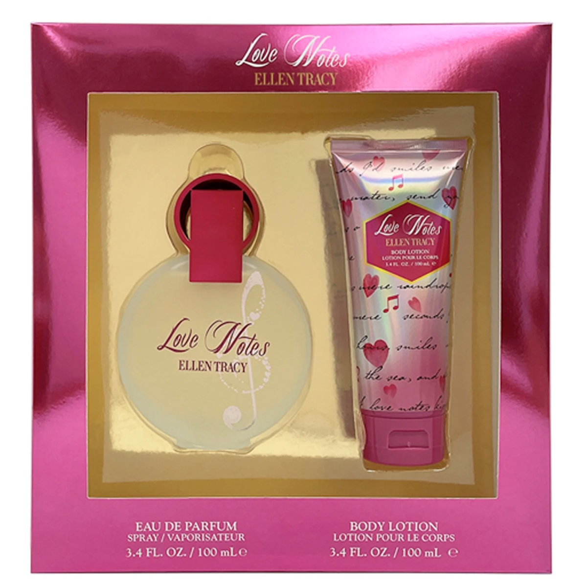 Picture of Ellen Tracy 12029769 Love Notes Gift Set - 3 Piece
