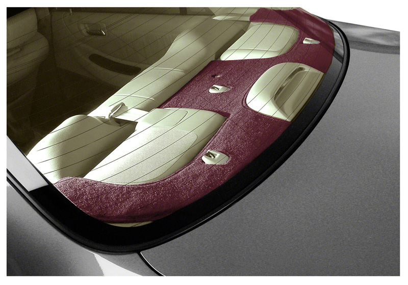 Custom Tailored Rear Deck Covers for 1991-1996 Chevrolet Caprice, Poly Carpet Wine