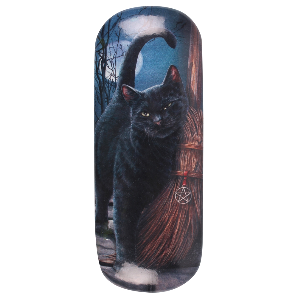 Picture of Starlinks LP037G Brush with Magik Black Cat Eye Glass Case by Lisa Parker