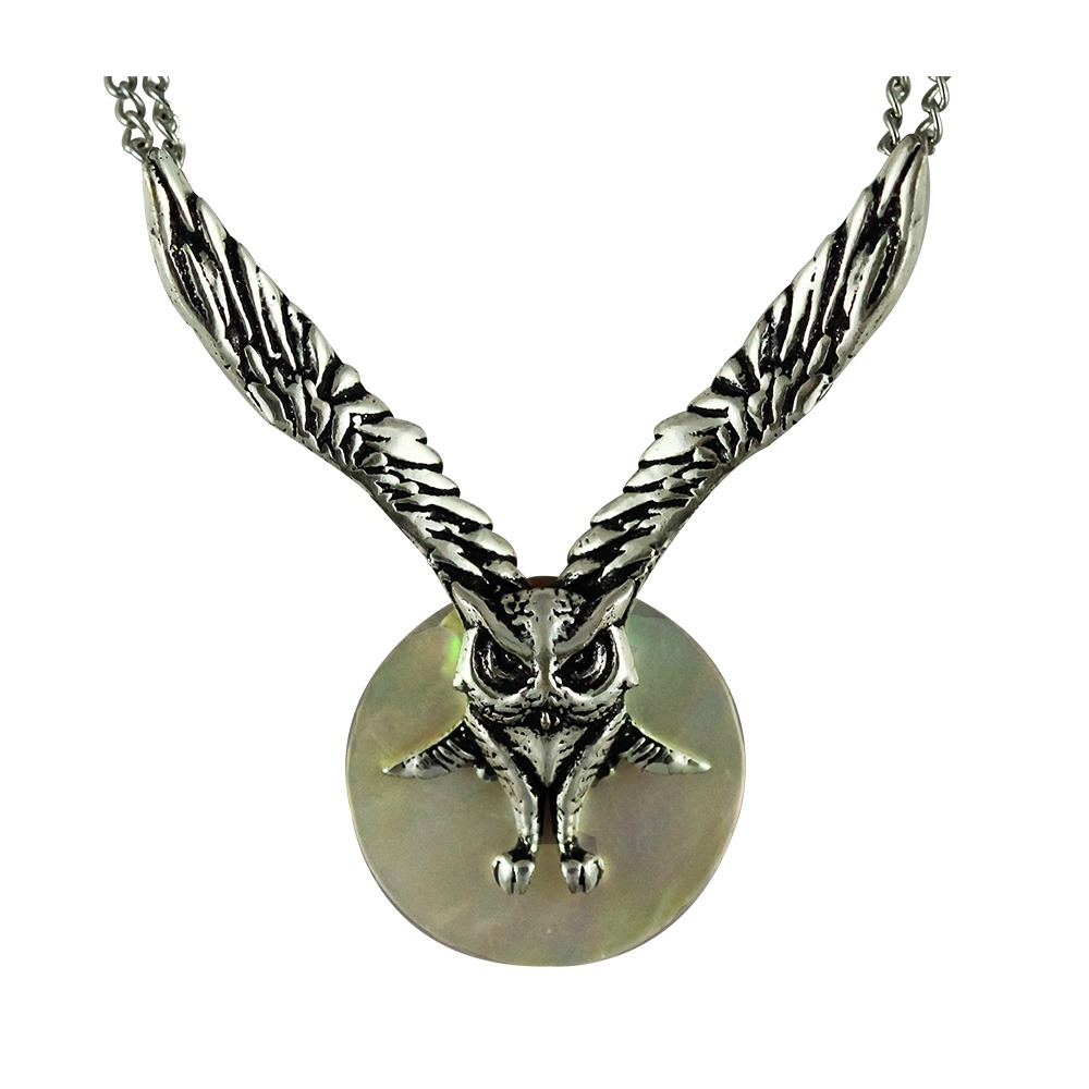 WF06 Lammas Moon Owl Pendant for Inner Vision