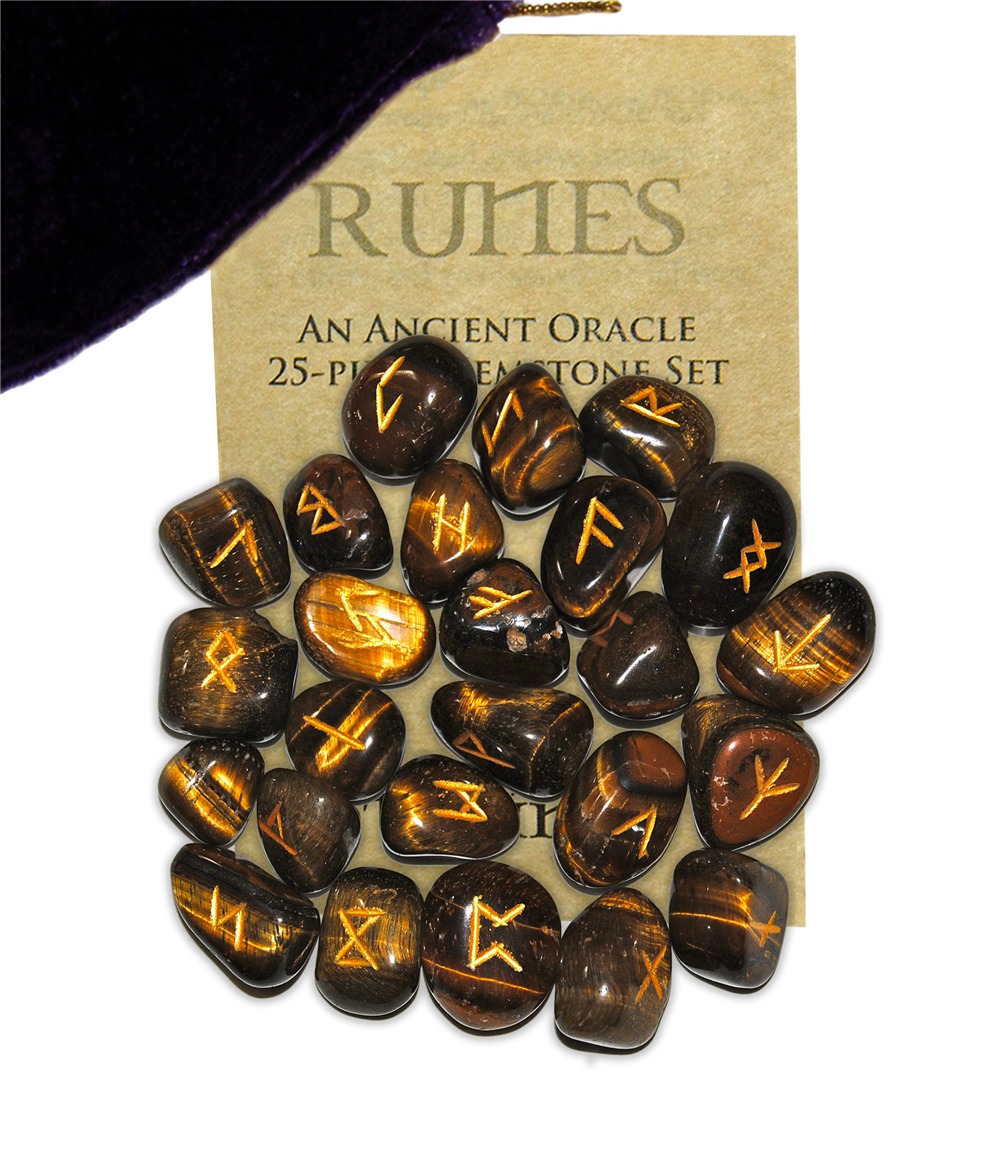 RSTE Tiger Eye Gemstone Runes