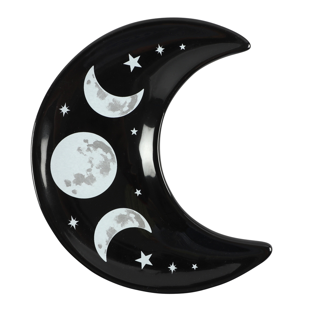 Picture of Starlinks Gifts TDCM Crescent Triple Moon Trinket Dish, Ceramic Bone China