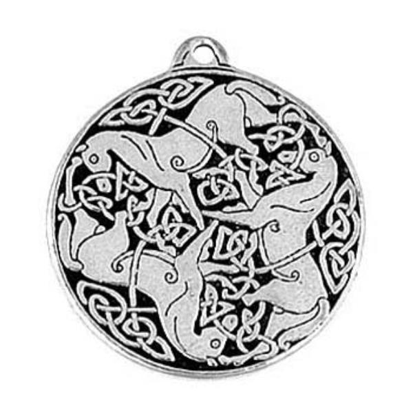 Picture of Starlinks Gifts HAM23 1.5 x 1.25 in. Celtic Horses Pendent