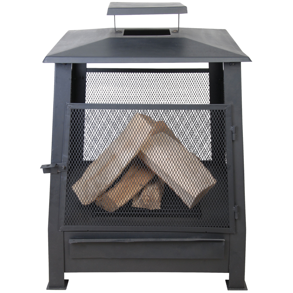 Picture of Esschert Design USA FF122 Metal Pagoda Style Terrace Heater with Mesh&#44; Black