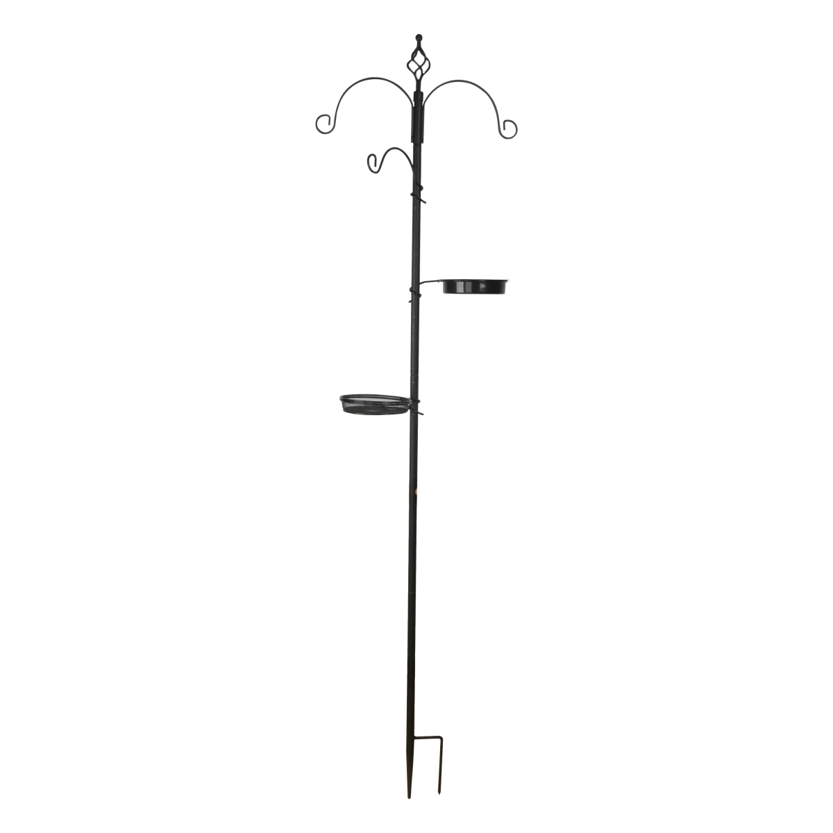 Picture of Esschert Design USA FB405 Metal Bird Station, Black - Small