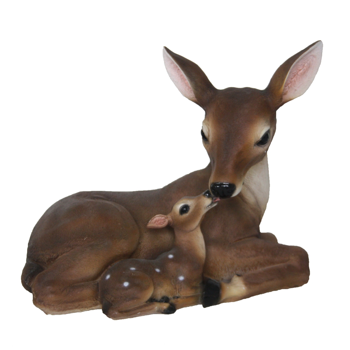 37000029 Polyresin Deer with Fawn