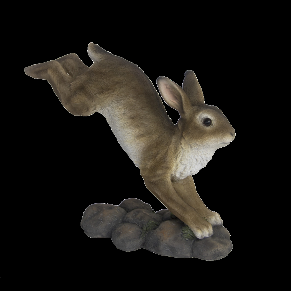 Picture of Esschert Design 37000298 29.4 x 14 x 19.8 cm Ployresin Jumping Hare Figurines