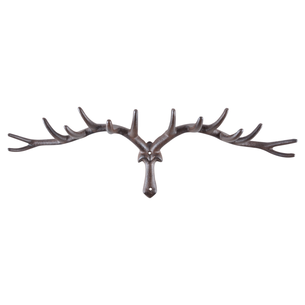 DB79 Antler Hook, Antique Brown - Cast Iron - Large