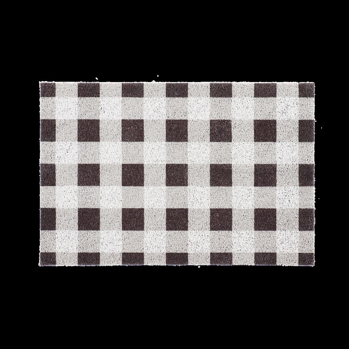 Picture of Esschert Design RB277 90 x 60 cm. Checkered Layered Doormat&#44; PVC