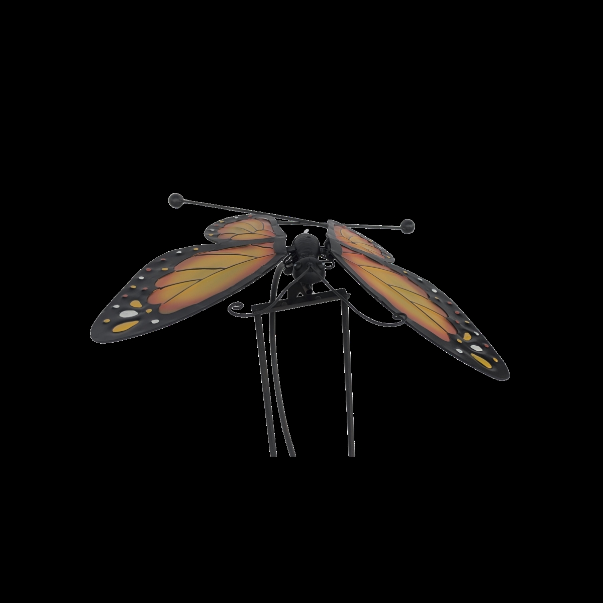 ZYCT831 Metal Butterfly Rocker, Yellow - Small