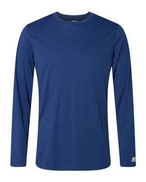 Core Performance Long Sleeve T-Shirt, Royal - 3XL