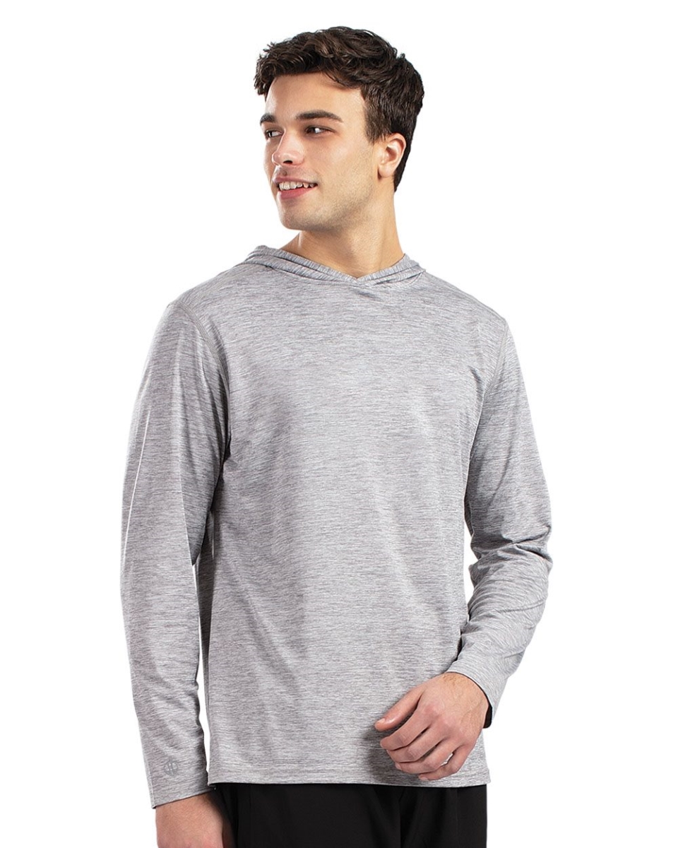 B16964504 Electrify CoolCore Hooded Pullover Hoodie, Black Heather - Medium