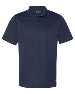 B67034654 Essential Short Sleeve Polo T-Shirt, Navy - Medium