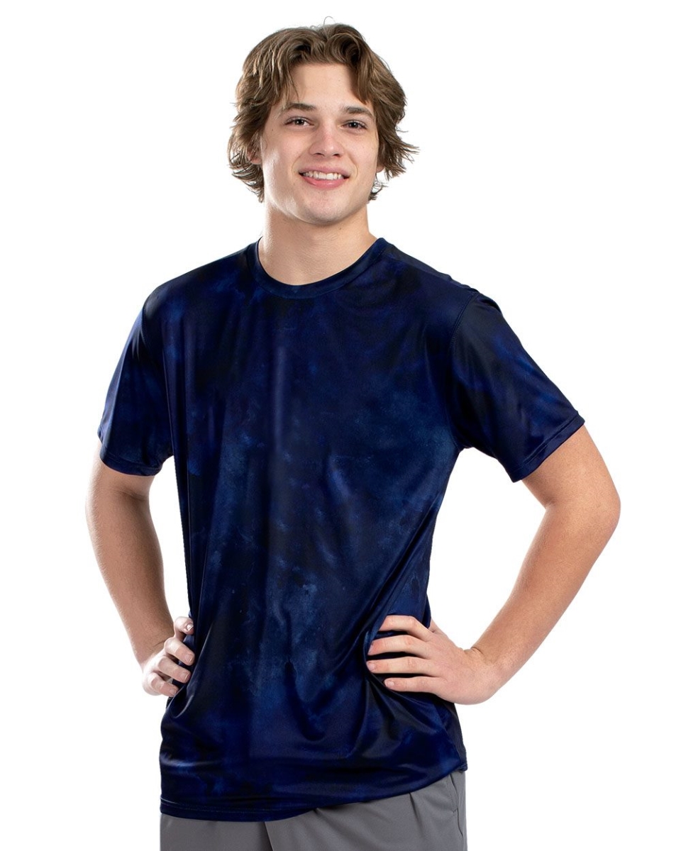 B18064753 Cotton-Touch Cloud T-Shirt, Royal Cloud Print - Small