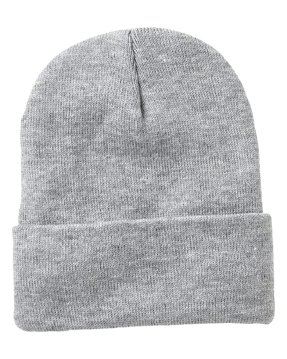Picture of Sportsman B58995580 12 in. Sherpa Lined Cuffed Beanie&#44; Heather Grey - One Size