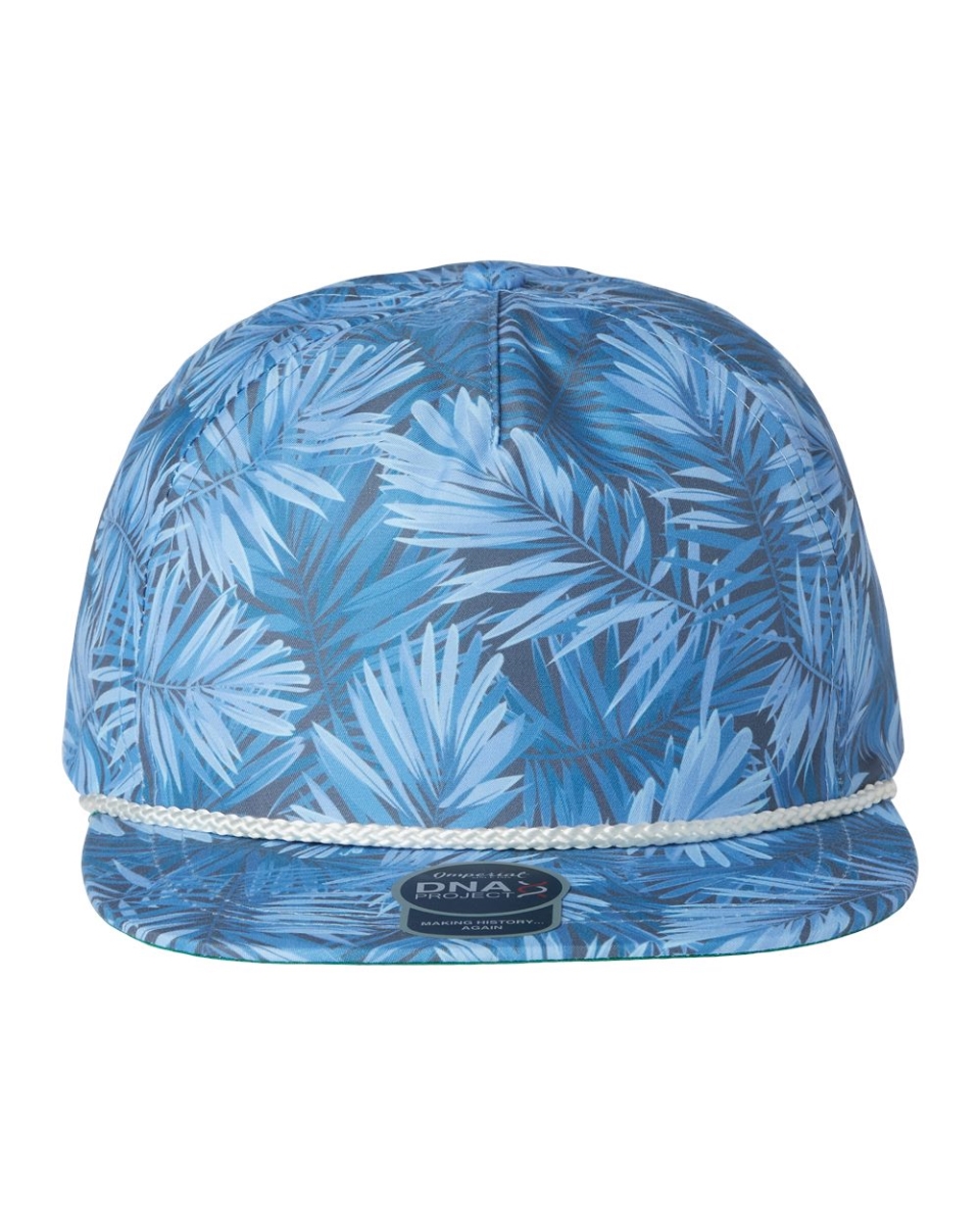B59795160 The Aloha Rope Cap, Blue Waves - Adjustable -  Imperial