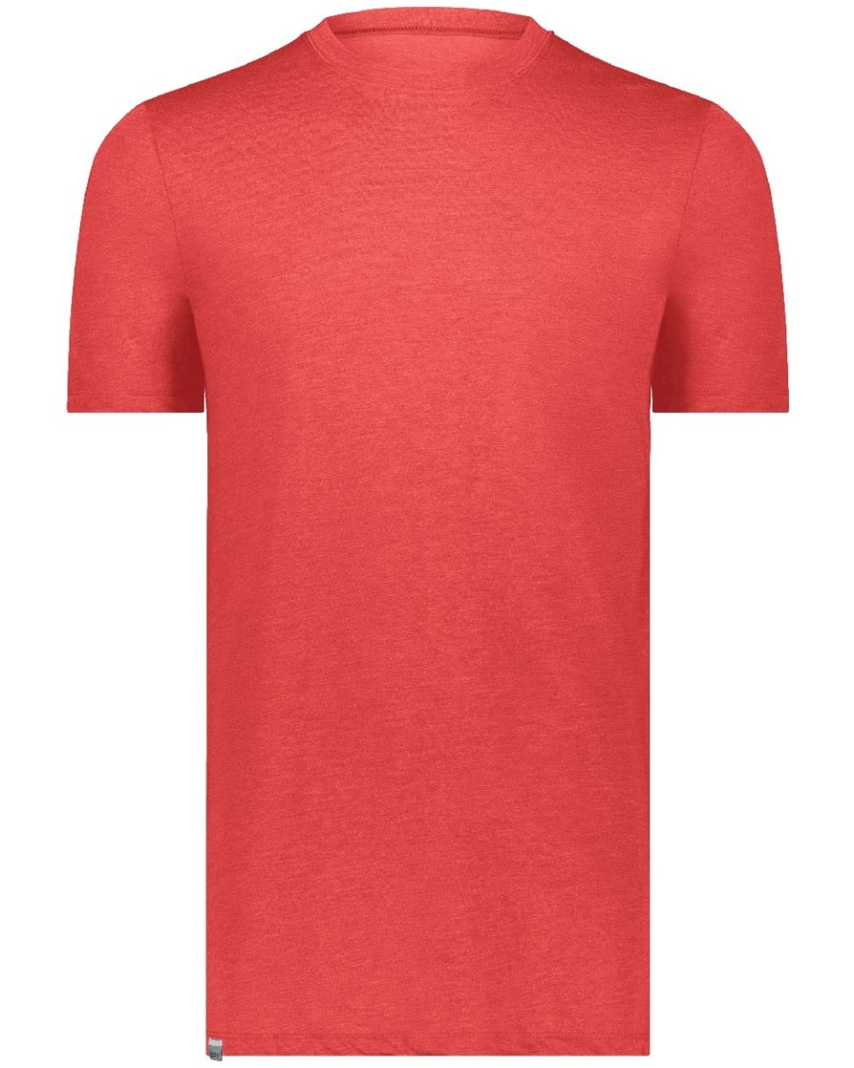 B25464703 Eco-Revive Tri-Blend T-Shirt, Scarlet Heather - Small