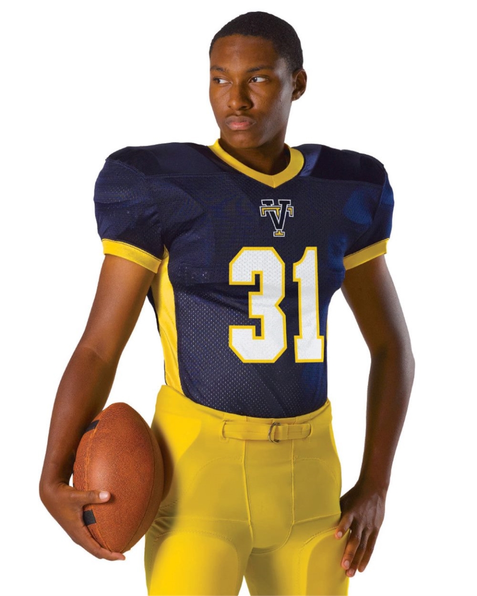 B43985758 Football Jersey, Royal - 3XL