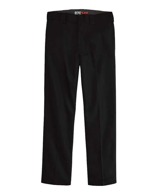 Picture of Dickies B76430502 Flex Work Pants&#44; Black - 30I - Size 34W